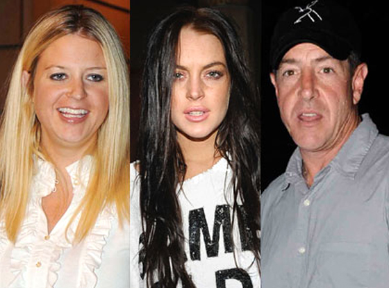 Kate Major, Lindsay Lohan, Michael Lohan Kate Major, Lindsay Lohan, Michael Lohan